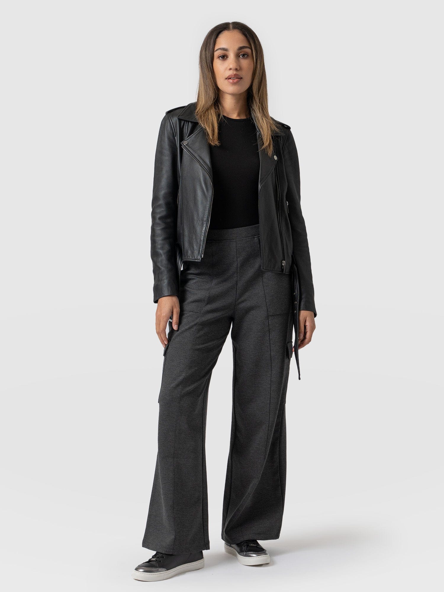 Cargo Chelsea Pant Charcoal - Women's Pants | Saint + Sofia® USA